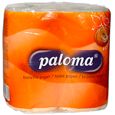 Paloma toalettpapr - 4 db-os, 2 rteg, sznes 21 csomag/zsk